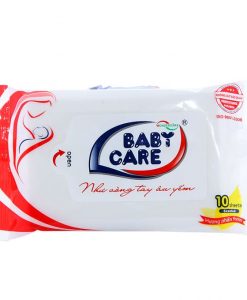 Khăn ướt Baby Care hương phấn gói 10 tờ (15x20cm)